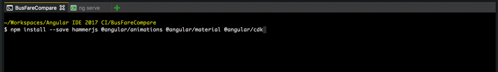 install npm modules