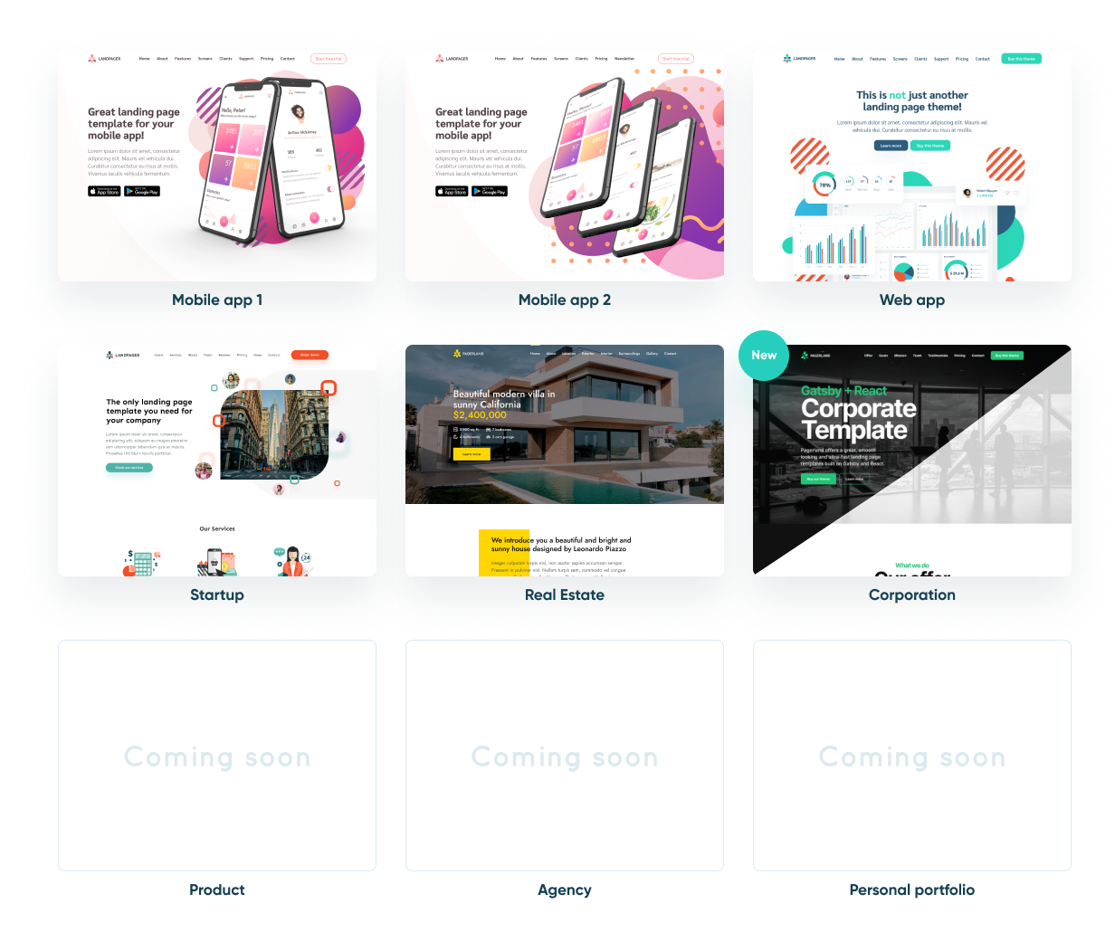 Gatsbyjs Themes