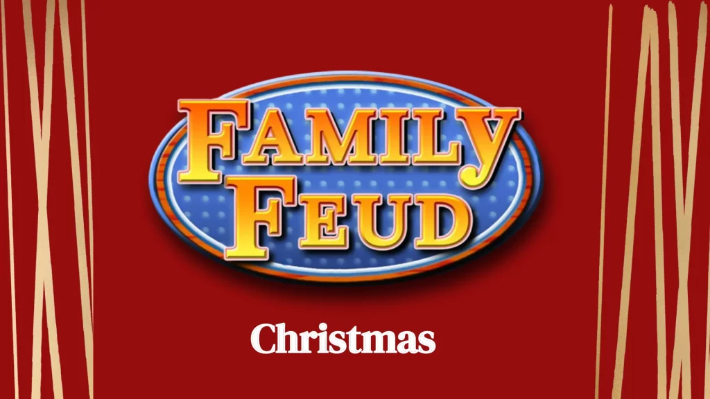 Christmas Family Feud Template