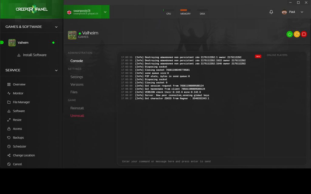 Rust Server hosting