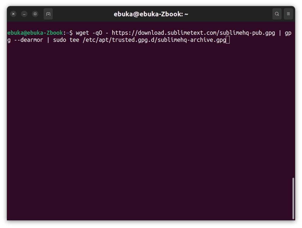 install Sublime Text on Ubuntu