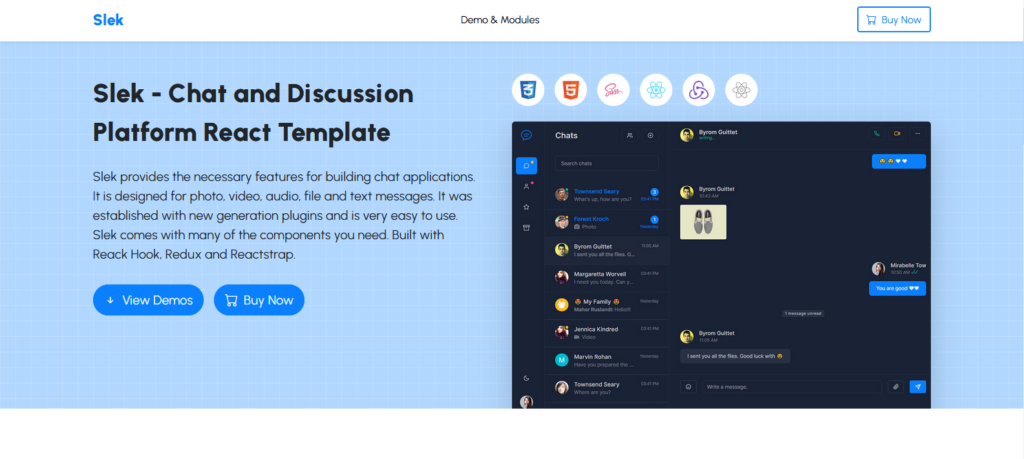 Reactstrap Templates