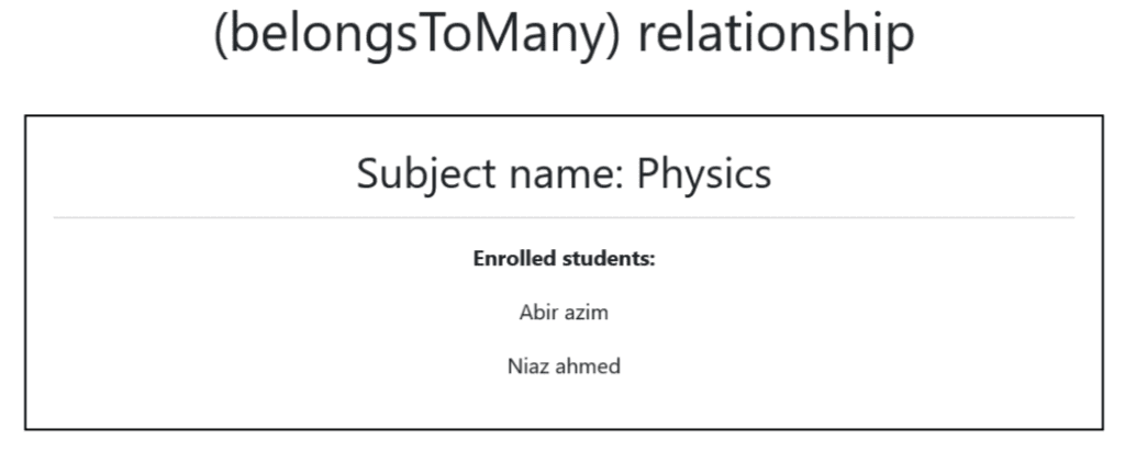 Many to Many relations in Laravel