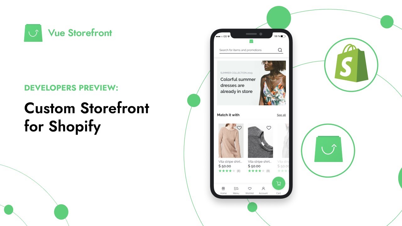 Custom Storefront for Shopify | Vue Storefront - YouTube