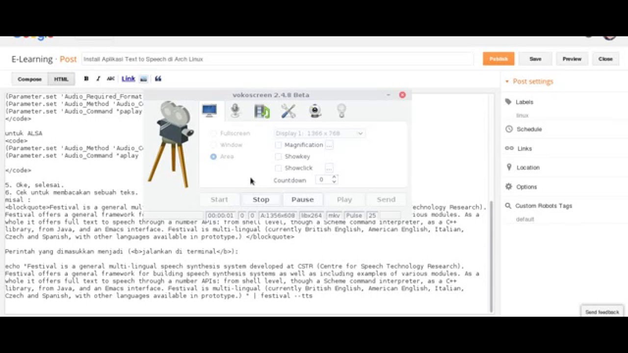 festival text to speech tutorial - eloycroon