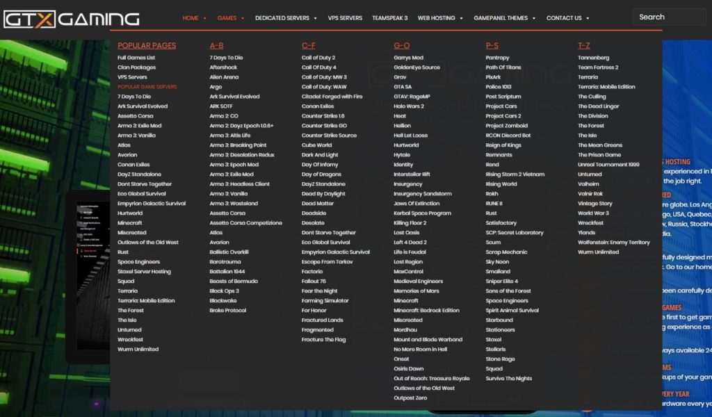 Rust Server hosting