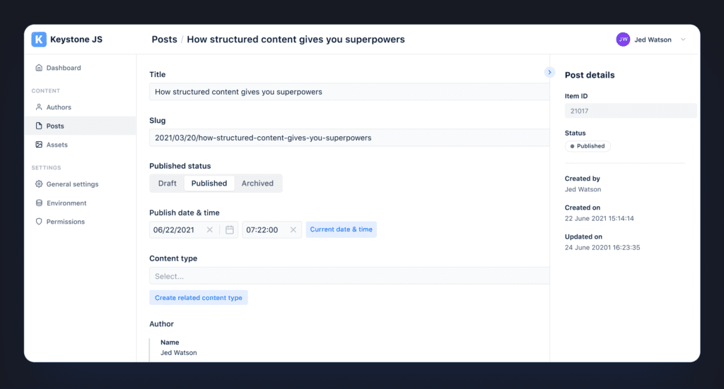 opensource headless cms