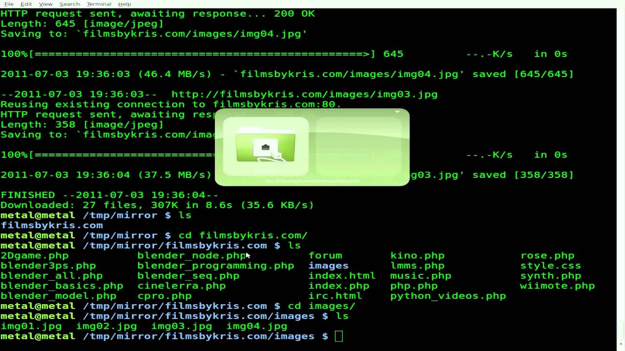 WGET WEBSITE DOWNLOADEN
