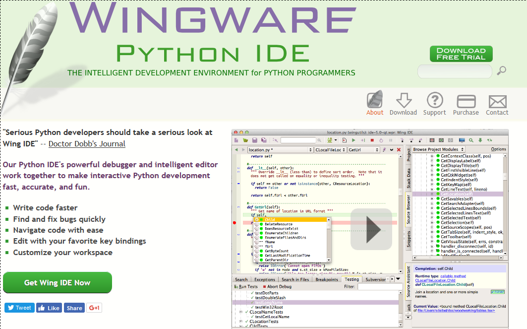 wing python ide
