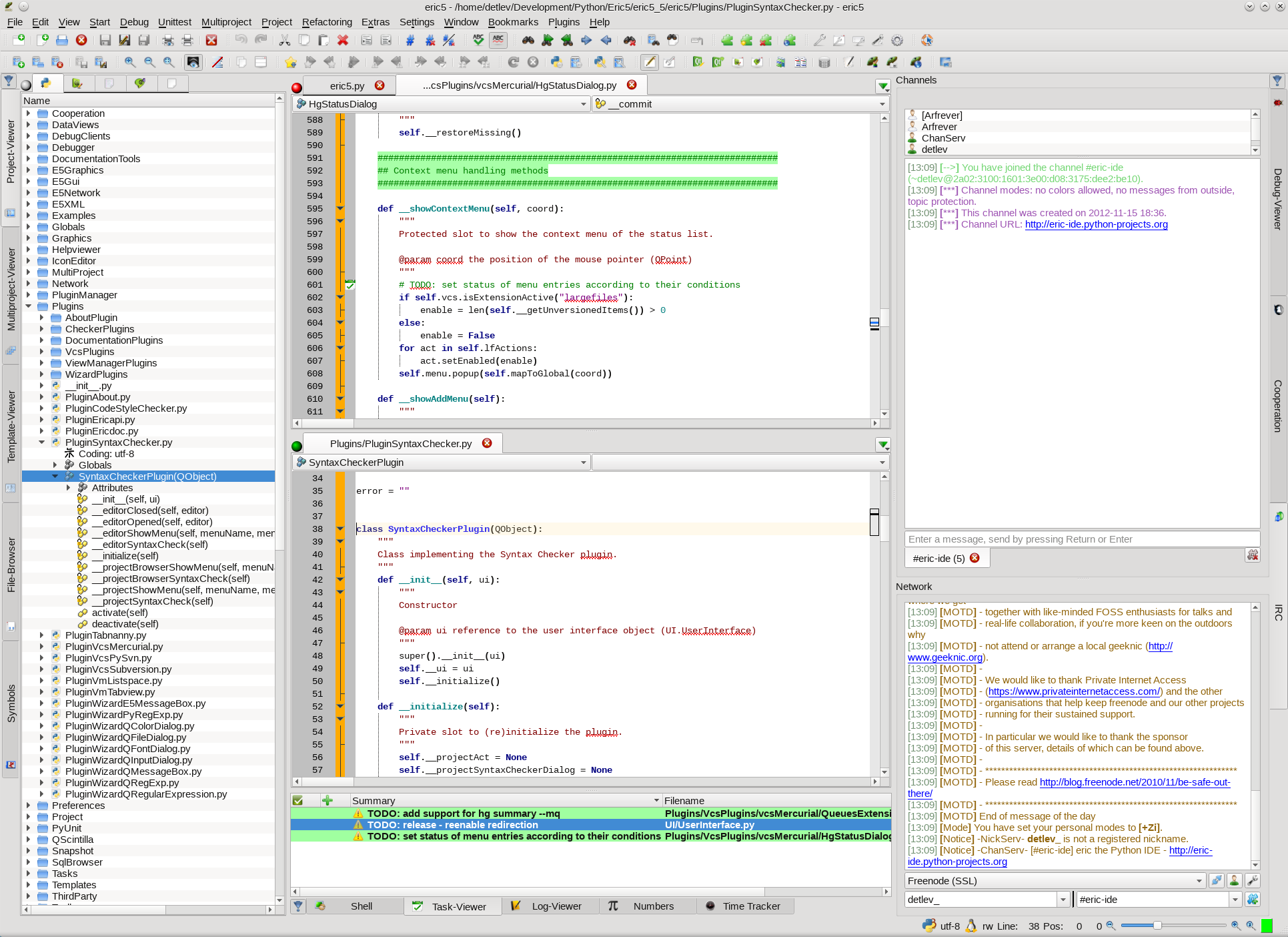 Eric Python ide