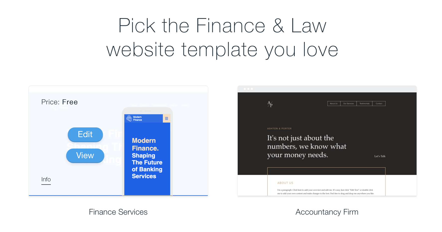 Choosing and Editing a Template in Wix
