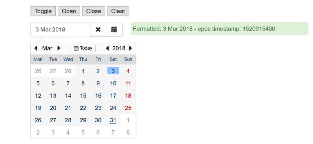 angular get today date