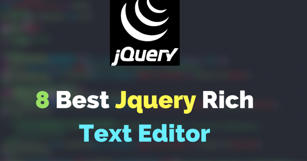Jquery text editor