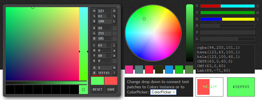 12 Best JS Color Picker Libraries - ( JavaScript Libraries )