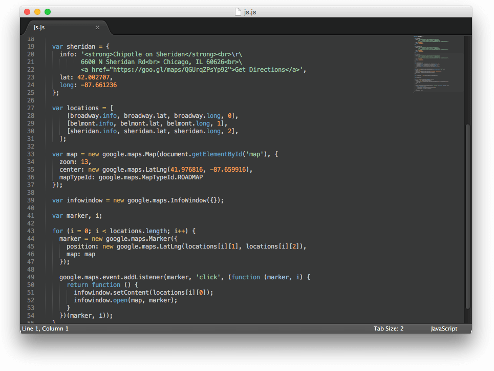 New moon sublime text theme