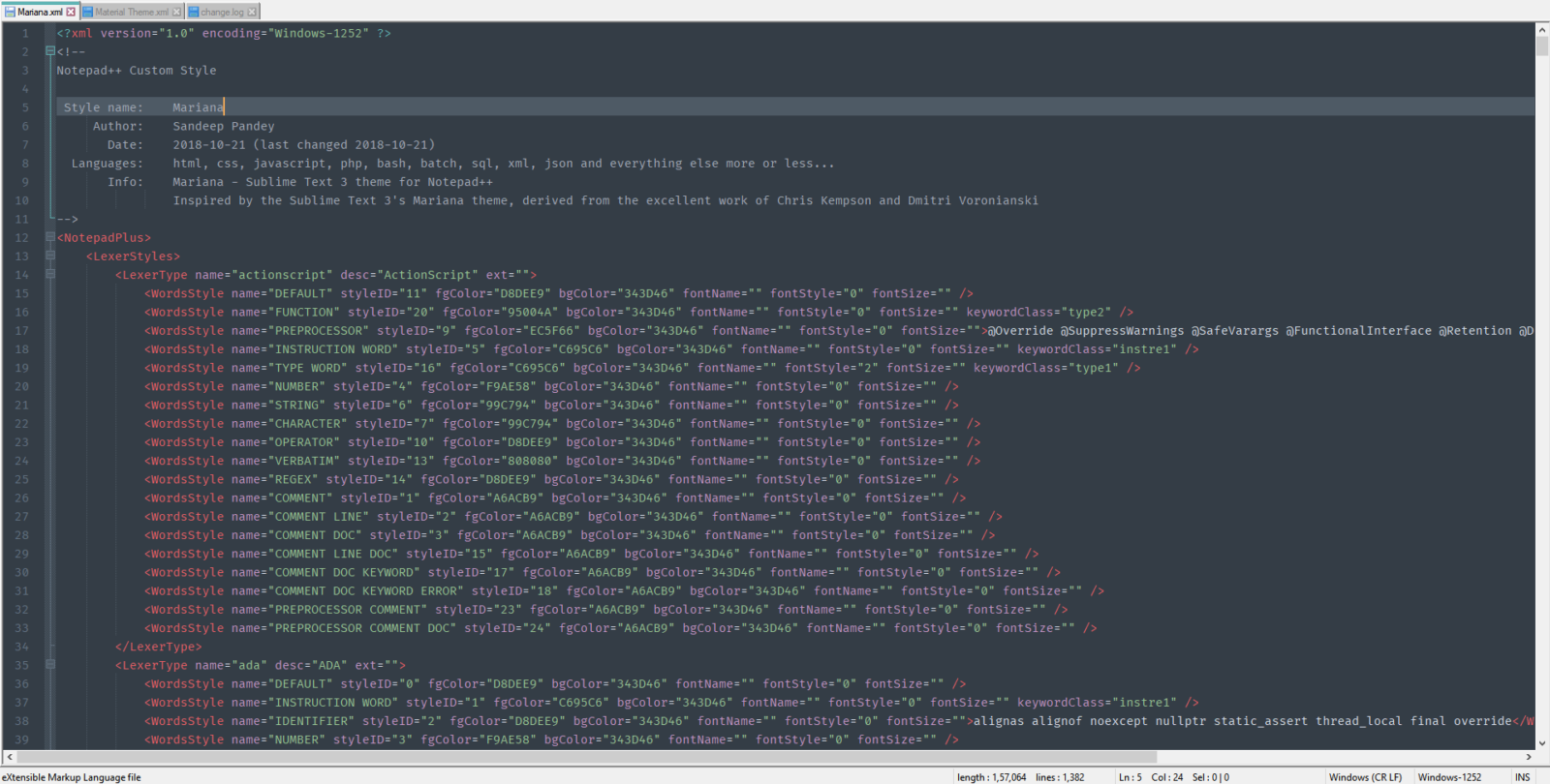 14 Best NOTEPAD++ themes for developers ( Dark & elegant)