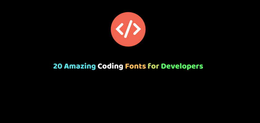 20 Amazing Coding Fonts for Developers