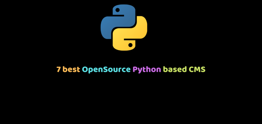 7 best OpenSource Python based CMS