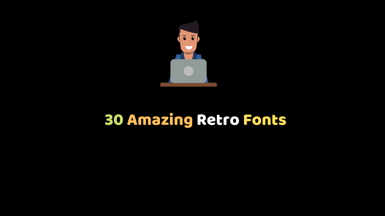 30 Amazing Retro Fonts Dunebook