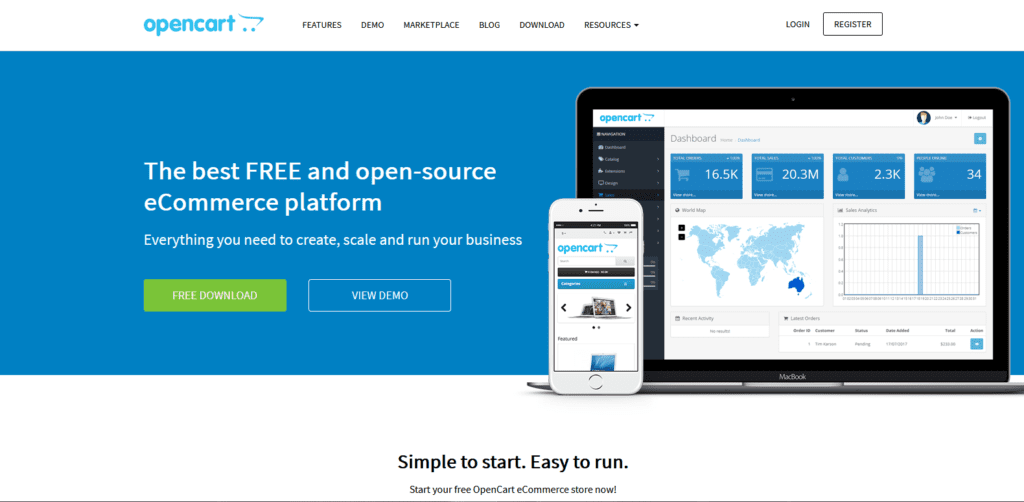 OpenSource Website Builders