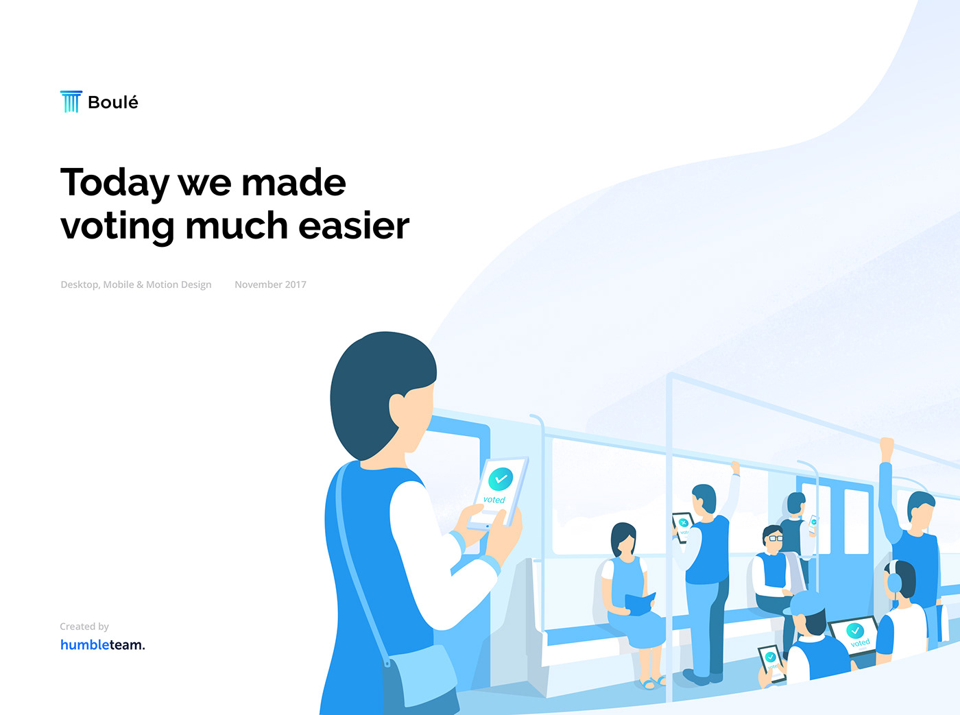 Boulé — blockchain voting platform