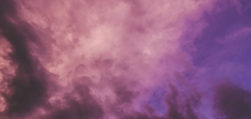 white sky