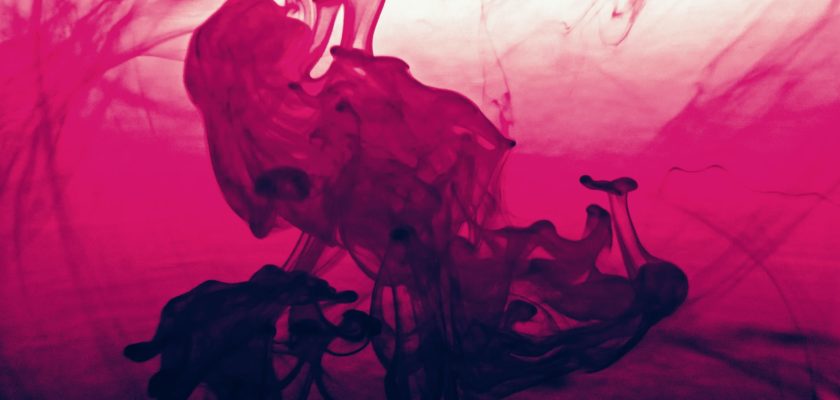 close up photo of pink fluid