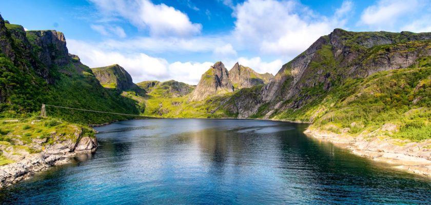 lake and mountain photo