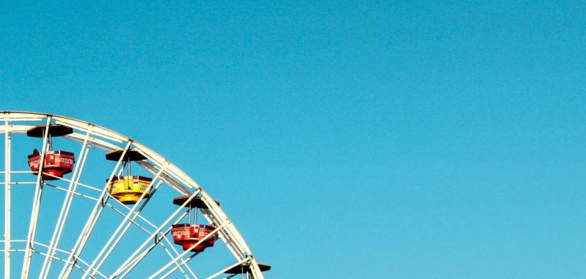 white ferris wheel